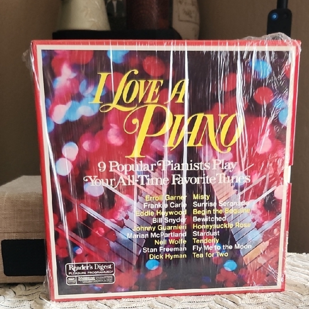 Reader's Digest 1977 'I Love a PianoVinyl ' LP 8 Piece Record Collection In Box